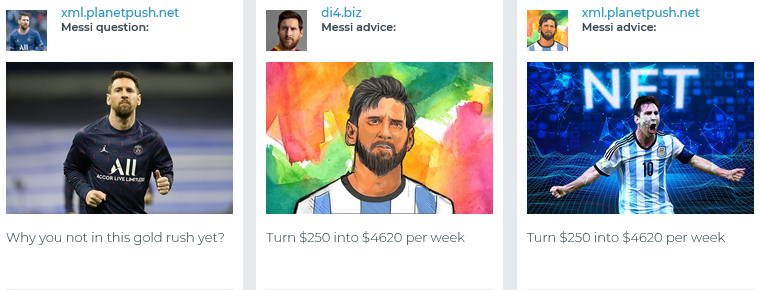 Betting Creatives example